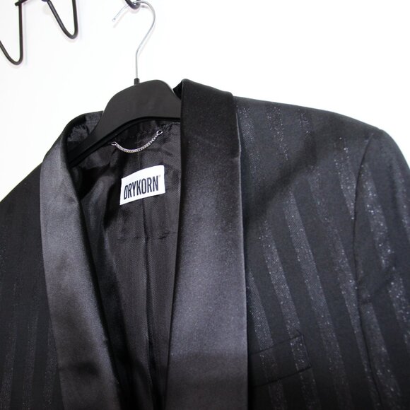 BNWT AW24 DRYKORN BELAZO STRIPED DINNER JACKET 50 - Picture 4 of 12